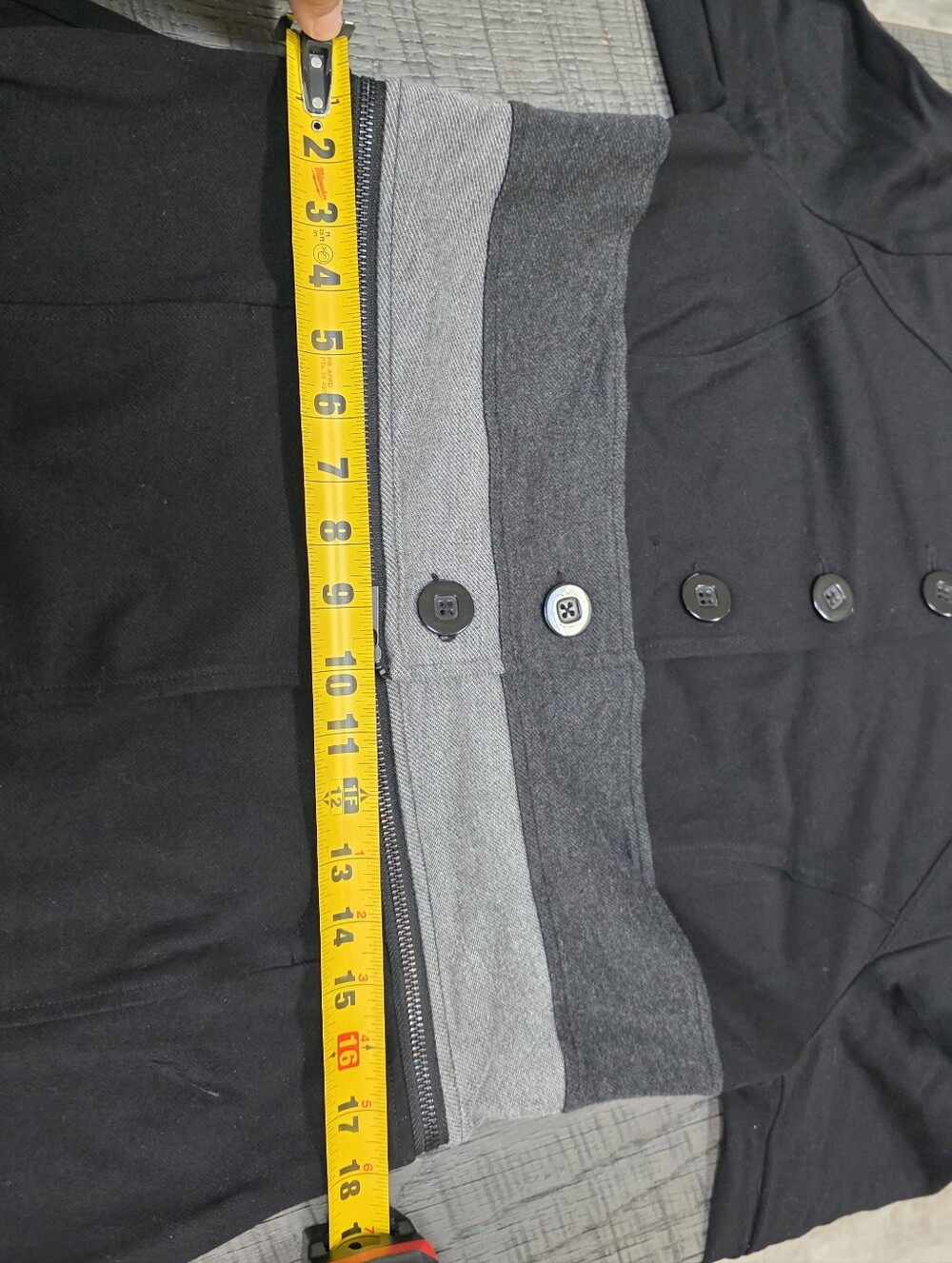 CAbi Womens Osaka Nights Black & Gray Size Med Convertible Zip Off Jacket - Picture 6 of 11